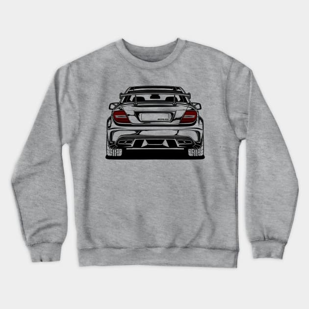 Mercedes Benz C63 AMG Black Series Crewneck Sweatshirt by idrdesign